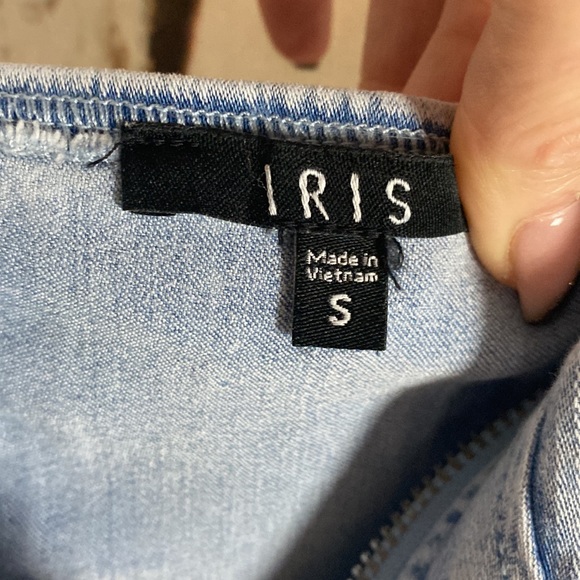 Mini denim dress - Picture 4 of 5